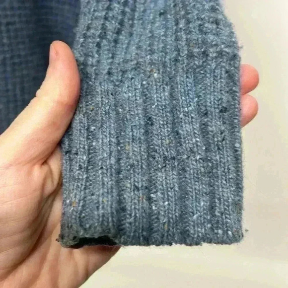 Pendleton blue turtleneck sweater size medium 80% lambswool - Picture 3 of 9